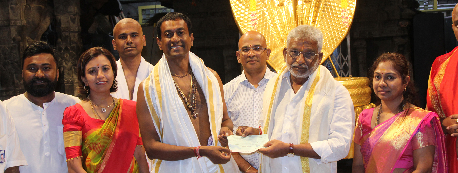 DONATION OF 10 LAKHS TO TTD SV SAVASREEYA TRUST1web