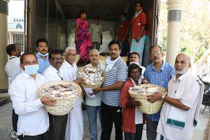 DISTRIBUTION OF FOOD PACKETS