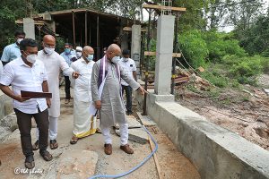 EO INSPECTION OF ONGOING WORKS AT ALIPERI FOOTPATH