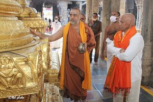 Kanchi Swamiji Visit to in Srivari Temple8