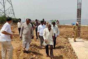CHAIRMAN TTD INSPECTION OF CONSTRUCTION OF TEMPLE SITE IN JAMMU1