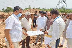 CHAIRMAN TTD INSPECTION OF CONSTRUCTION OF TEMPLE SITE IN JAMMU2
