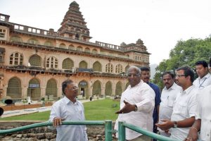 ttd chairman visit to chandragiri fort1