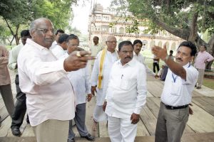ttd chairman visit to chandragiri fort2