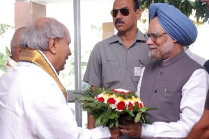 eo receiving PM of India at SPGH Tml