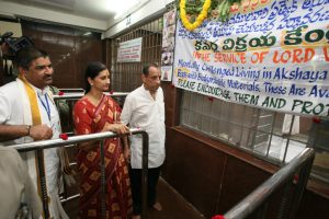 inauguration of laddu cover counter2