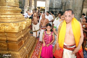 governor inside sri vari temple2