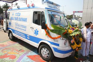 donation of ambulance by SBH