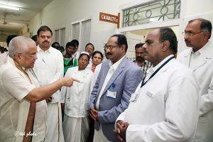 eo visit to central hospital