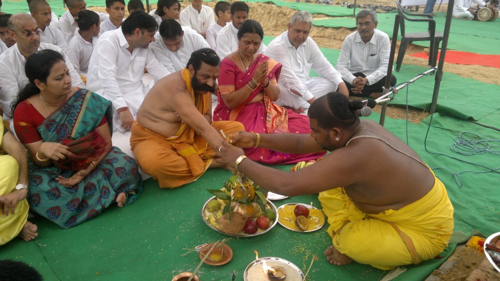 ‘BHOOMI PUJA’ PERFORMED WITH RELIGIOUS FERVOUR IN KURUKSHETRA