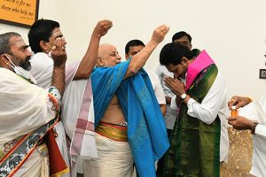 CM GETS SRIVARI BLESSINGS ON HIS BIRTHDAY2