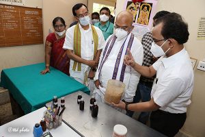 EO INSPECTS AYUR COLLEGE
