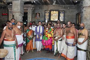 Temple Honors to Pedda Jeeyars Swami Sri KRT1