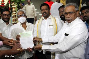 DONATION OF FIVE LAKHS TO TTD BIRRD HOSPITAL