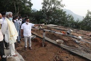 TTD CHAIRMAN INSPECTING ONGOING REPAIR WORKS IN SECOND GHAT ROAD1