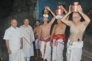 procession of Akasa Ganga water