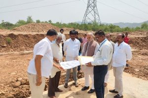 CHAIRMAN TTD INSPECTION OF CONSTRUCTION OF TEMPLE SITE IN JAMMU