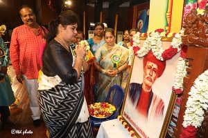 JEO PAYING FLORAL TRIBUTES TO PORTRAIT OF MAHATMA JYOTHIBA PULE