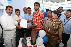 TTD JEO OPENS SRIVANI TRUST COUNTER AT TPT AIRPORT1
