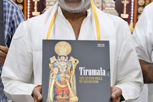 TTD BOARD CHIEF RELEASES THE HINDU COFFEE TABLE BOOK ON TTD 2