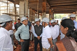 AP CS VISIT TO UNDER CONSTRUCTION SITE OF SP PAEDIATRIC SUPER SPECIALITY HOSPITAL4