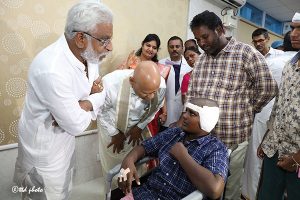 CHAIRMAN INTERACTING WITH COCHLEAR IMPLANT OPERATION CHILD1