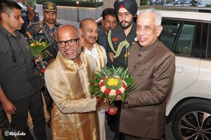 ADDL EO RECEIVING AP GOVERNOR IN TIRUMALA