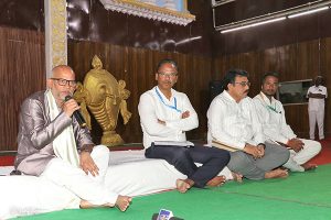 ADDL EO MEETING WITH HOTLIERS IN TIRUMALA ADDL EO MEETING WITH HOTLIERS IN TIRUMALA