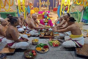 ANKURARPANAM HELD FOR ASHTAANDHANA MAHA SAMROKSHANAM AT DEVUNI KADAPA TEMPLE2 ANKURARPANAM HELD FOR ASHTAANDHANA MAHA SAMROKSHANAM AT DEVUNI KADAPA TEMPLE2