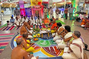 ANKURARPANAM PERFORMED FOR PAVITHROTSAVAMS AT THONDAMANPURAM ANKURARPANAM PERFORMED FOR PAVITHROTSAVAMS AT THONDAMANPURAM