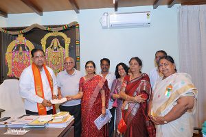 DONATION OF ONE CRORE TO TTD1 DONATION OF ONE CRORE TO TTD1