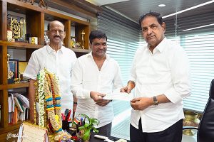DONATION OF RS. 10 LAKSH TO TTD DONATION OF RS. 10 LAKSH TO TTD