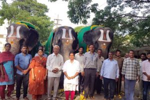 WORLD ELEPHANT DAY OBSERVED AT SV GOSHALA WORLD ELEPHANT DAY OBSERVED AT SV GOSHALA