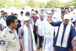 ADDL EO INSPECTION OF PARKING AREAS IN TIRUPATI1 ADDL EO INSPECTION OF PARKING AREAS IN TIRUPATI1
