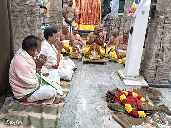 ANKURARPANAM HELD FOR PAVITROTSAVAMS AT KARVETINAGARAM TEMPLE1