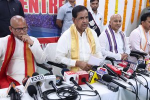 CHAIRMAN ADDRESSING AT MEDIA CENTRE