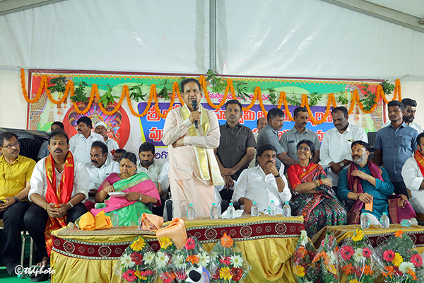 CHAIRMAN TTD AT TARIGONDA ADDRESSING