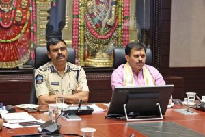 CVSO AND SP REVIEW ON BRAHMOTSAVAM ARRANGEMENTS