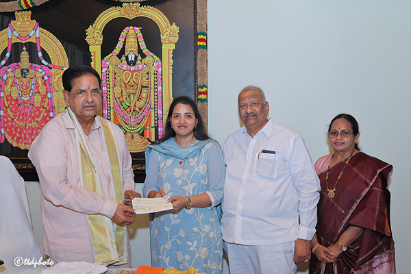 DONATION OF RS 10 LAKHS