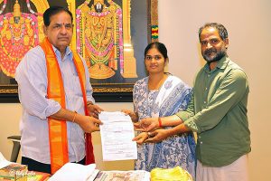 DONATION OF RS. 10 LAKHS DONATION OF RS. 10 LAKHS