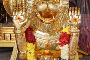 DONATION OF SIMHA VAHANAM TO SKVST DONATION OF SIMHA VAHANAM TO SKVST