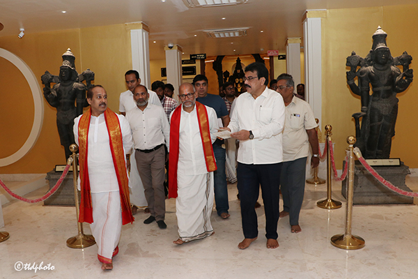 EO TTD INSPECTION OF SV MUSEUM IN TIRUMALA