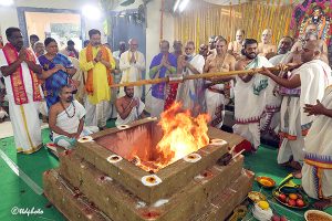 FIVE DAY KAREERISTI YAGAM CONCLUDE WITH PURNAHUTHI 5 FIVE DAY KAREERISTI YAGAM CONCLUDE WITH PURNAHUTHI 5