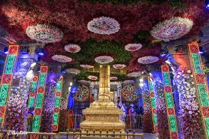 FLORAL DECORATION INSIDE SRIVARI TEMPLE1 FLORAL DECORATION INSIDE SRIVARI TEMPLE1