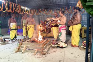 PURNAHUTHI IN KARVETINAGARAM1 PURNAHUTHI IN KARVETINAGARAM1
