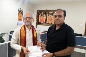 Rs. 1 CRORE DONATION TO TTD
