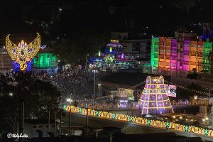 TIRUMALA TEMPLE LIGHTNING