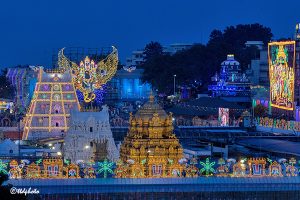 TIRUMALA TEMPLE LIGHTNING DECORATION TIRUMALA TEMPLE LIGHTNING DECORATION