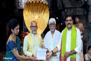 DONATION OF TEN LAKH SV PRANADANA TRUST