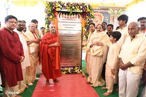 LAYING OF FOUNDATION STONE FOR SV TEMPLE IN KHAMMAM2